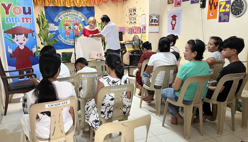 Pastor Mel, Sister Faye, church, Philippines